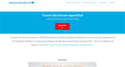 Desktop Screenshot of boursedetudes.ch