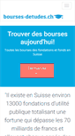 Mobile Screenshot of boursedetudes.ch